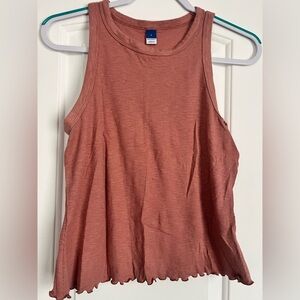 Old Navy Women's Ribbed Tank Top - Terracotta